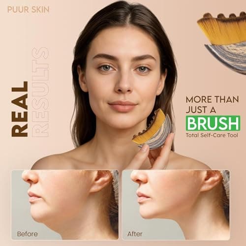 Fvaql New Lymphatic Contour Face Brush，Lymphatic face Brush for Sculpting – Anti-Puffiness Detox & Lift Improves Skin Glow，Ergonomically Designed to Fit The Skin Precisely and Relieve Fatigue — view 2