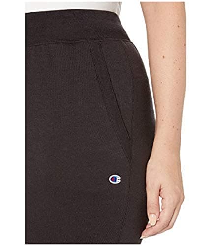 Champion Women's Powerblend Joggers, Script Logo, Black-Y07459, X-Small — view 3