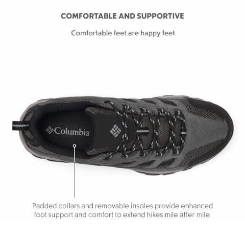 Columbia Mens Crestwood, Shark/Columbia Grey, 10 — view 4
