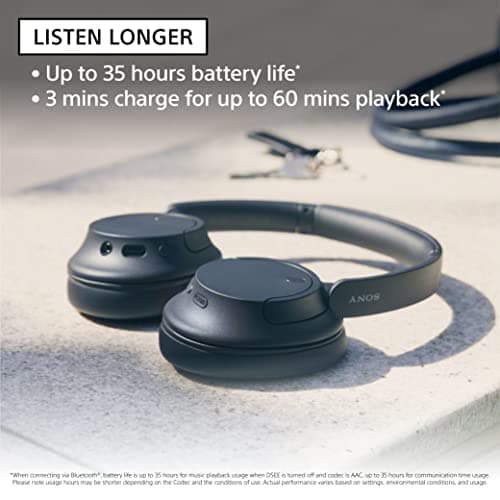 Sony WH-CH720N Noise Canceling Wireless Headphones Bluetooth Over The Ear Headset with Microphone and Alexa Built-in, White New — view 3