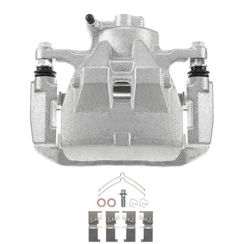 Detroit Axle - Front Brake Calipers for 07-17 Toyota Camry 08-18 Avalon 07-18 Lexus ES350, Disc Brake Calipers with Bracket 2007 2008 2009 2010 2011 2012 2013 2014 2015 2016 2017 Replacement — view 2