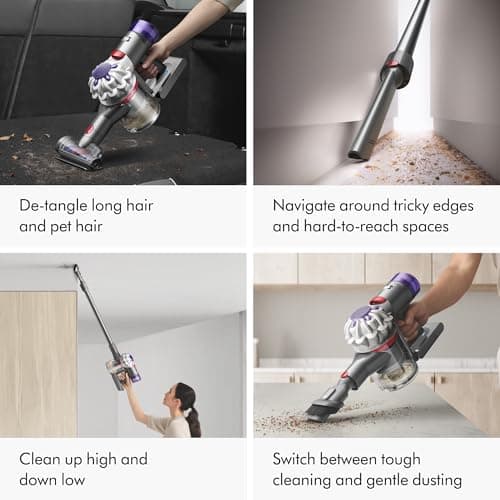 Dyson V8 Cordless Vacuum, Cleans Hard Floors and Carpets, Detangles, Converts to Handheld, 115AW, 2 Power Modes, Up to 40 Minutes¹ — view 5