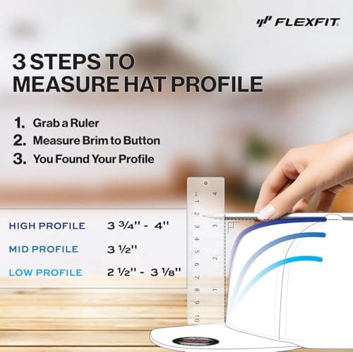 Flexfit Men's Wooly Combed Twill Fitted Baseball Cap, Black, Large-X-Large — view 3