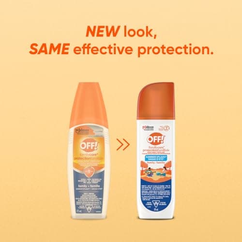 OFF! FamilyCare Insect and Mosquito Repellent, Bug Spray with 7% Deet, Ideal Camping, Hiking, and Hunting Essentials, Bug Repellent Safe for Clothing, Summer Scent, 175mL (Packaging May Vary) — view 2