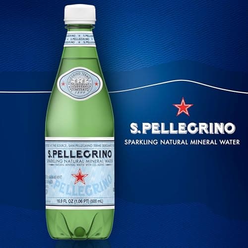 S.Pellegrino Sparkling Natural Mineral Water, Plastic Bottles, 16.9 Fl Oz (Pack of 12) — view 3
