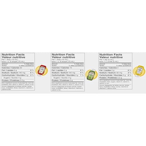 Heinz Tomato Ketchup, Sweet Relish & Yellow Mustard Variety Pack, 3 ct Pack — view 2
