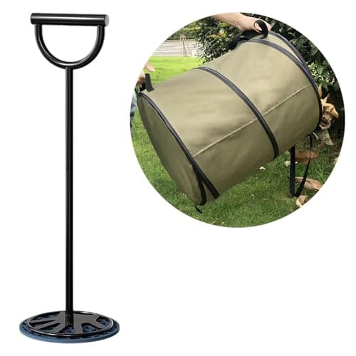 Yajuyi Trash Compactor Manual Garbage Bin Tamper Freestanding Press Tool Comfortable Handle Sturdy Metal Touchless Suitable for Home Outdoor Use — view 4