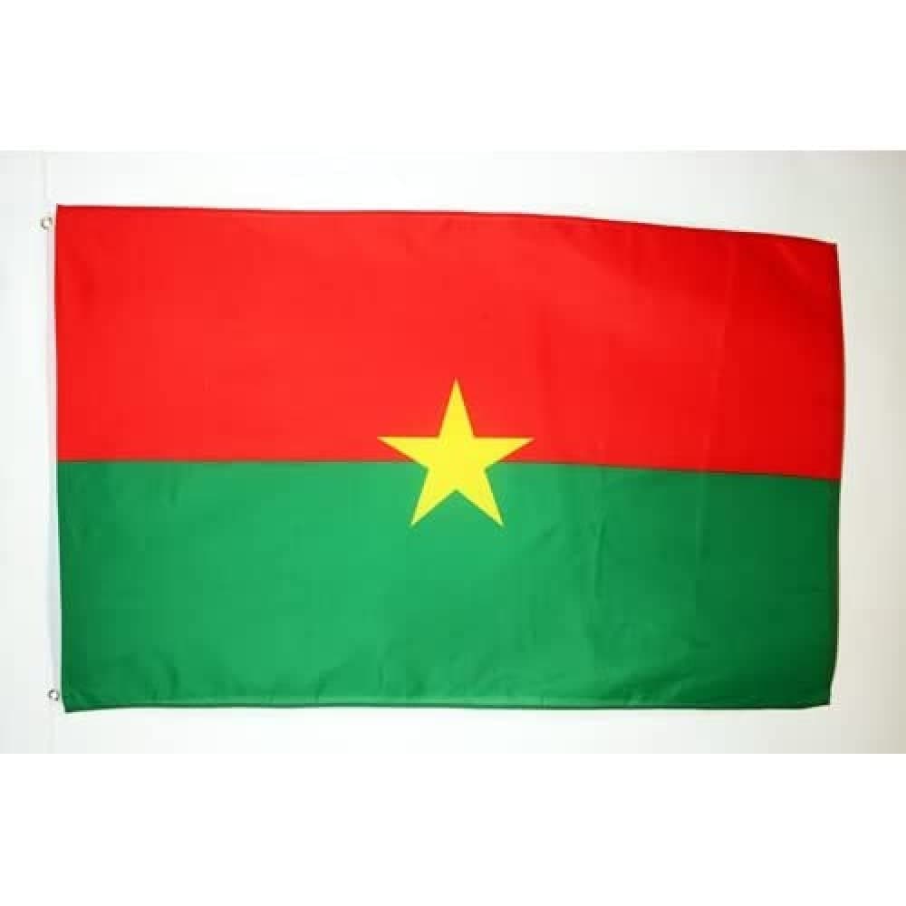 AZ FLAG - Burkina Faso Flag - 3x5 Ft - 100D Polyester Burkinabe Banner with Two Metal Grommets - Fade Resistant - Vivid Colors - 3' x 5' Feet - 150x90 Cm — view 4
