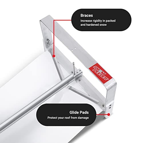 SNOWPEELER Premium Roof Rake for Snow Removal - 9 m (30 ft.) Roof Snow Removal Tool - Rake for House Roof — view 2