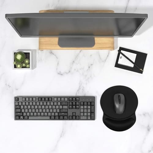 ITNRSIIET Ergonomic Mouse Pad with Gel Wrist Rest Support Gaming Small Wrist Rest Smooth Surface Non-Slip PU Base Comfortable Office Supplies Pain Relief, 8.7 x 7.2 inches, Black — view 6