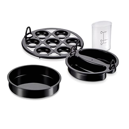 Hamilton Beach 3-in-1 Electric Hard Boiled Egg Cooker, Poacher & Omelet Maker, Holds 7, Black (25507) — view 6