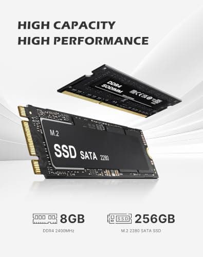 BOSGAME E2 Plus Mini PC AMD Ryzen 5 3501U 8GB RAM 256GB SSD — view 3