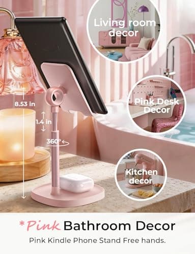 LISEN Phone Stand for Desk, iPhone Holder for Desk Offices Accessories — view 3