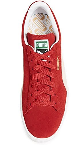 PUMA mens Suede Classic + Sneaker, High Risk Red/White, 9.5 US — view 2