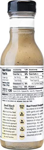 Brianna's Homestyle Real French Vinaigrette, Salad Dressing, Gluten Free, No Sugar, Vegan, No MSG, 355ml — view 3