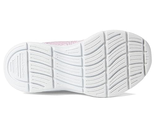 Skechers Unisex-Child Microspec Plus - Swirl Sweet Sneaker, Light Pink, 9 Toddler — view 3