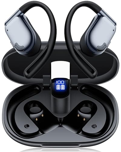Translation Earbuds Real Time 164 Languages AI Translator Ear Buds 90H Playtime Bluetooth Translating Earbuds with LED Display AI Headphones Audifonos Traductores for Travel Business Learning Black