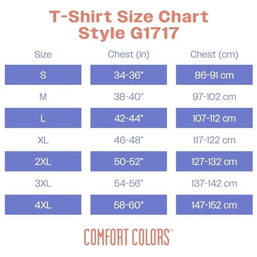 Comfort Colors Adult Short Sleeve Tee, Style G1717, Black (1-pack), Large — view 6