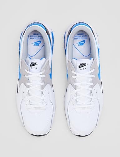 Nike Men's Air Max Excee Shoes, White/Blue Crystal-Light Smoke Grey-Black, 9 — view 3