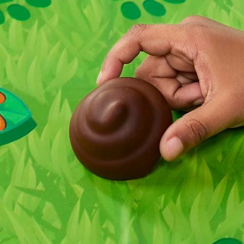 Hasbro Gaming Don't Step in It Preschool Game I Blindfolded, Poop Party Game | Spinner with 8 Fun Animal Moves | Ages 4+| 1+ Players I Funny Kids Board Games | Easter Gift for Kids — view 8