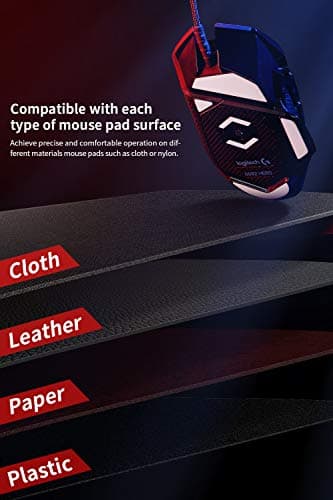 HOTLINEGAMES 2Sets 3.0 Plus Rounded Curved Edges Mouse Feet Skates Compatible with Logitech G Pro X Superlight 2 DEX Wireless Gaming Mouse feet Replacement (0.8mm, Smooth, PTFE) Pro Performance — view 4