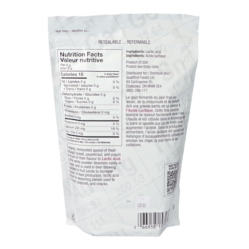 Texturestar Lactic Acid Powder 1 kg | Premium lactic Acid Powder, Incredibly Versatile, Suitable for Vegetarian and Vegan Applications — view 2