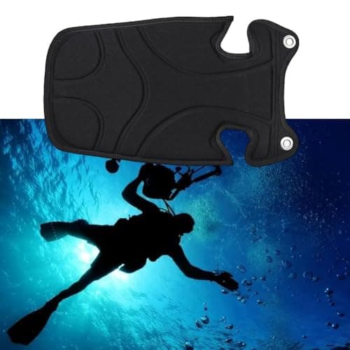 Scuba Diving Backplate Pad for BCD - Soft Nylon Support with Sponge Padding, 425x270mm Lightweight Backing for Technical Diving Gear — view 5