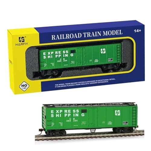 HTLNUZD 1/87 Model Train Set Narrow Gauge Model Railway Track, Nickel Silver Curved & Turnout Tracks, Perfect for Hobbyists & Train Collectors Premium Gift (96100) — view 4