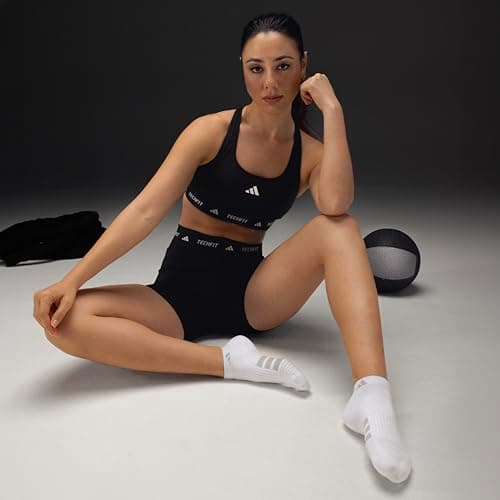 adidas Womens Cushioned Low Cut Ankle Socks (3 Pairs) Durable & Comfortable