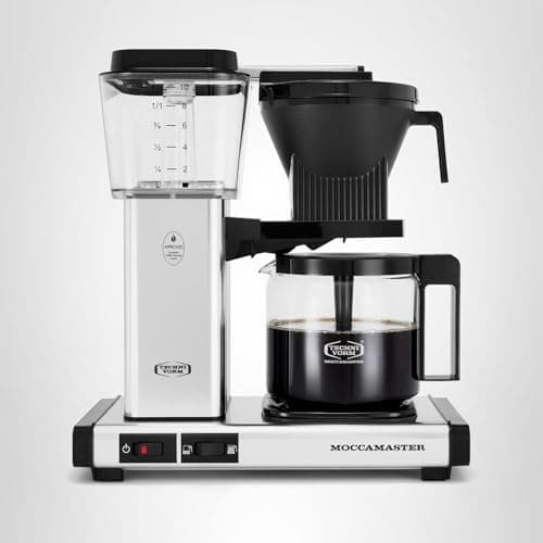 Technivorm Moccamaster 53941 KBGV Select 10-Cup Coffee Maker, Polished Silver, 40 ounce, 1.25l — view 9
