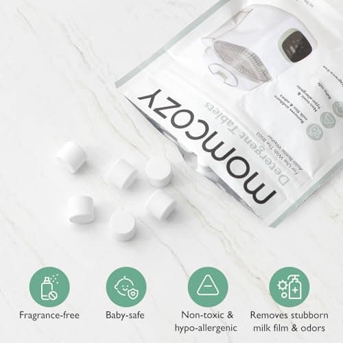 Momcozy Official Washing Block for Momcozy KleanPal Pro Baby Bottle Washer, 120 Detergent Tablets — view 4
