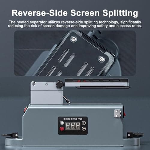 300W Heated Phone Screen Glass Separator with Anti-Slip Platform & Strong Suction Base for Efficient Screen Repair & Reverse Split Technology — view 5