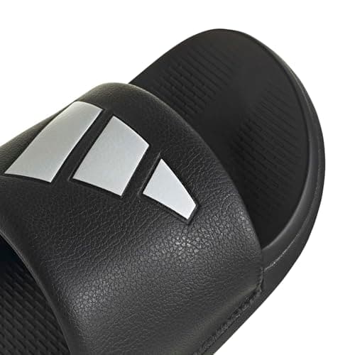 adidas Unisex-Adult Adilette Comfort 2.0, Black/White, 9 — view 7