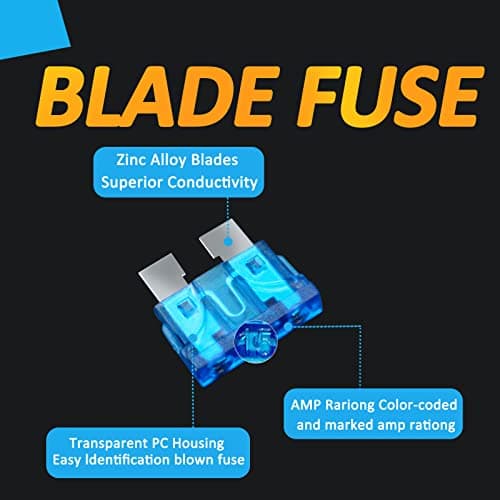 30Pcs Standard Blade Fuses Assortment Kit – ATC/ATO/APR/ATS Fuse Standard Fuse Standard car Fuse (2A/3A/5A/7.5A/10A/15A/20A/25A/30A/35A) for Car Boat Truck SUV Automotive Replacement Fuses — view 3
