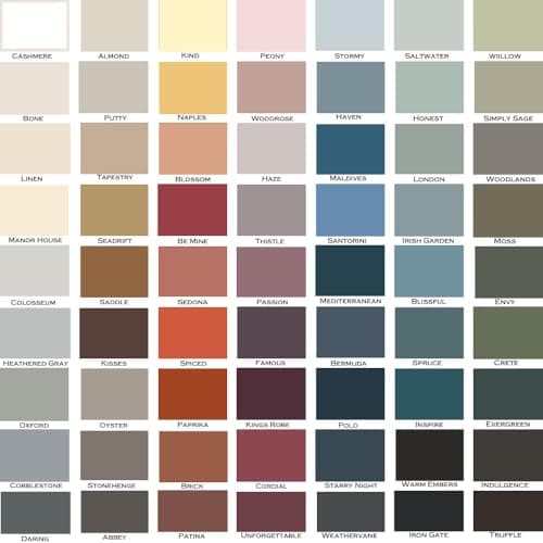 ALL-IN-ONE Paint by Heirloom Traditions, Iron Gate (Black), Quart - Durable cabinet and furniture paint. Built in primer and top coat, no sanding needed. Includes our 30 featured color card. — view 4