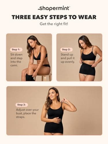 SHAPERMINT High Compression Womens Tops - Scoop Neck Cami - Tank Top for Women, Camisole for Women — view 7