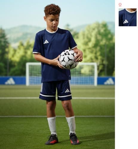 Adidas Unisex-Kids Goletto IX Firm Ground/Multi Ground, Team Royal Blue/Black/Team Royal Blue, 6 — view 2