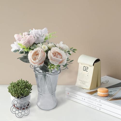 OYEFLY 6Pcs Flower Arrangement Holder,Metal Floral Grid Used for Vase Flower Arrangement Art (4in5in6in6) — view 6