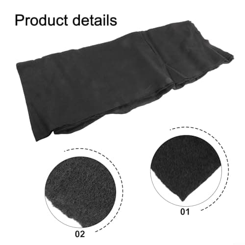 Pond Underlayment Fabric Non Woven Geotextile Barrier For Liners Protection Against Rocks And Roots EPDM Rubber Liner Padding Pond Base Layer(1.5X2m)