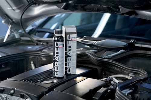 Liqui Moly Flush & Ceratec Oil Additive Treatment Ceramic Wear Protection Clean Engine + Ceramic Wear Protection, Reduces Friction & Extends Engine Life (Care Pack)