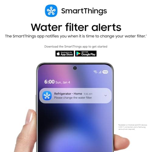 SAMSUNG Genuine Filter for Refrigerator Water and Ice, Carbon Block Filtration for Clean, Clear Drinking Water, 6-Month Life, HAF-CIN/EXP, 1 Pack — view 2