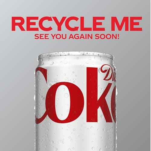 Diet Coke Soda Soft Drink Mini Cans, 7.5 fl oz, 6 Pack — view 8