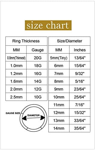 8mm Septum Ring Septum Jewelry Seamless Clicker Nose Rings 18 Gauge 18g Cartilage Earring Lip Rings Silver Nose Piercing Surgical Steel Helix Earrings — view 6