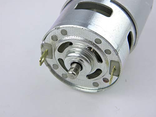 CHANCS Electric DC Motor 775 DC 12V/24V D-Shaft 4500RPM 9000RPM High Power High Torque for DIY Parts — view 2
