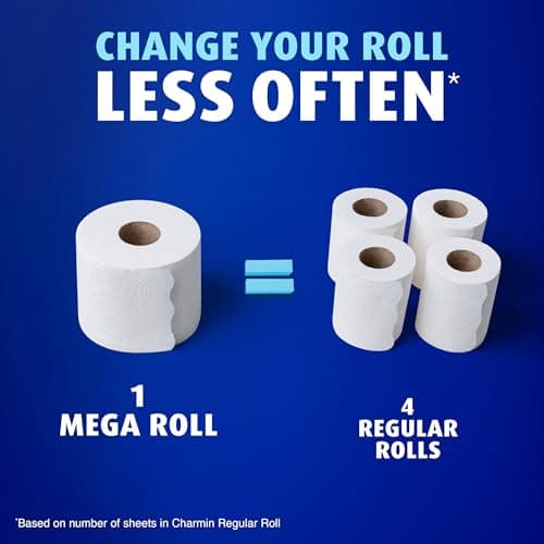 Charmin Ultra Soft Toilet Paper, 12 Mega Rolls = 24 Regular Rolls, 2-ply Bath Tissue — view 2