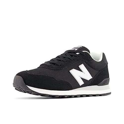 New Balance Men's 515 V3 Sneaker, Black/White/Aluminum Grey, 10.5
