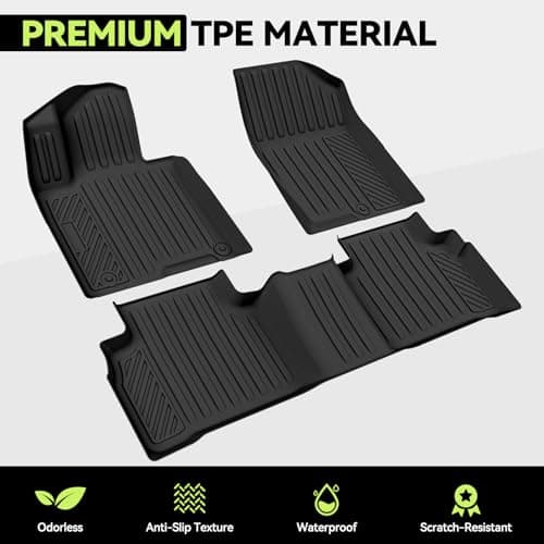 Tongama-Floor Mats for 2023-2026 Kia Sportage Hybrid (Not for Gas), All Weather TPE Floor Liners and Trunk Mat and Backrest Mats Protectors for Kia Sportage Hybrid Interior Waterproof Accessories — view 5