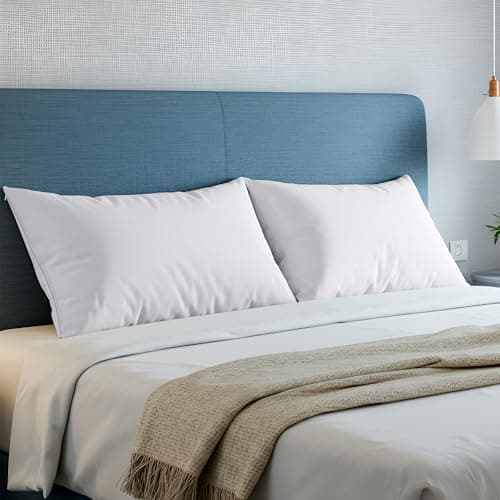 Utopia Bedding Set of 4 Waterproof Pillow Protectors with Zipper Queen Size (White), Ultra Soft Pillow Covers, Bed Bug and Dust Mite Proof Pillow Encasements, Moisture Wicking Pillow Cases — view 7