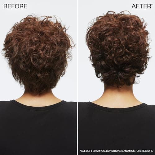 Redken All Soft Shampoo, For Dry/Brittle Hair, Moisturizes & Provides Intense Softness and Shine, With Argan Oil — view 4