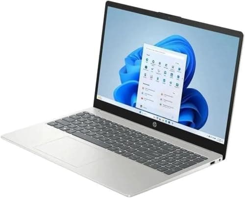 HP 15.6 inch FHD IPS Touch Laptop, Intel Core i5-1334U, 8GB DDR4 RAM, 512GB SSD, Windows 11 Home, Intel Iris Xe Graphics, Natural Silver, 15-fd0154wm — view 2